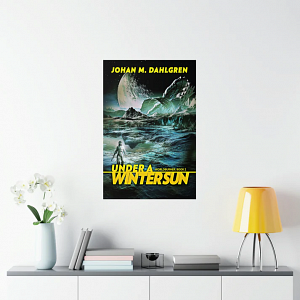 A matte poster of the cover of Under a Winter Sun